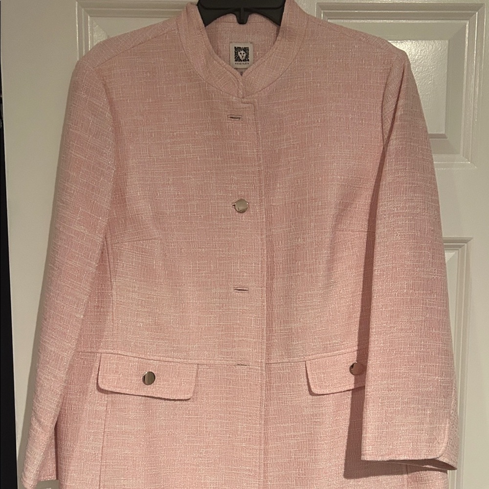 Anne Klein Light Pink Women's Suit Jacket